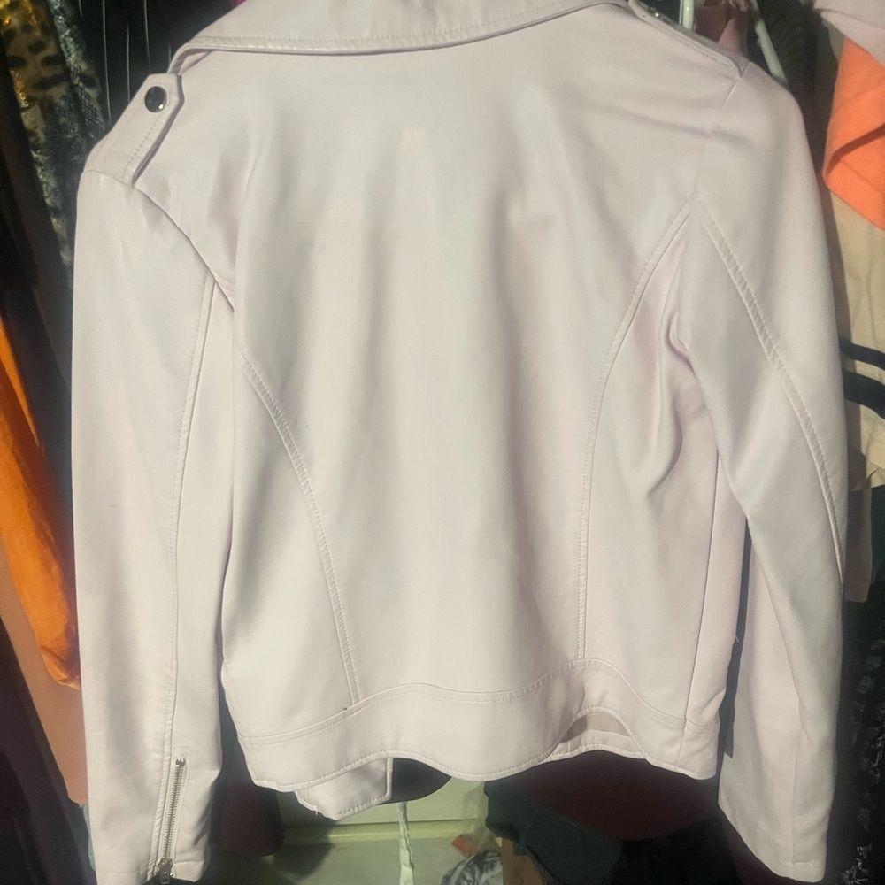 Really cute pink leather jacket